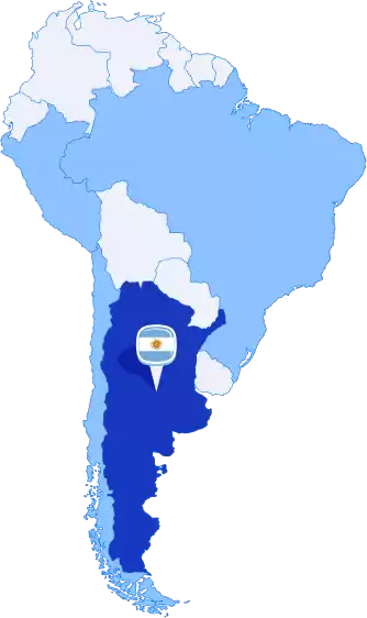 argentina country map